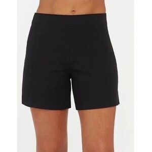 Spanx Polished 6" On-the-Go Shorts Pull On- classic navy